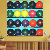 Bowling Blitz Canvas Afdruk (Insitu (Woonkamer))