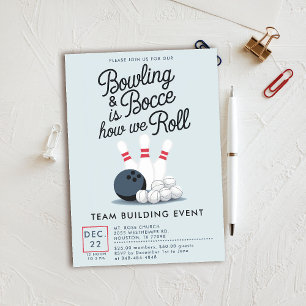 Bowling Bocce Team Building Church Business Eenvou Kaart