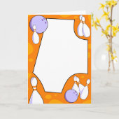 Bowling Border Kaart (Gele Bloem)