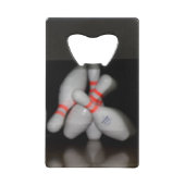 Bowling Bottle Open Kredietkaart Flessenopener (Achterkant)