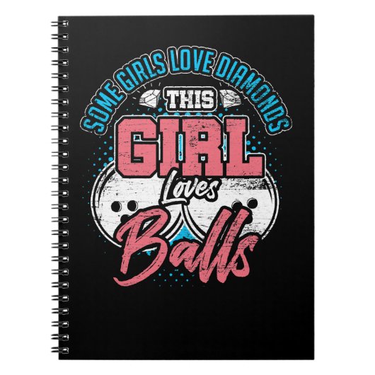 Bowling Bowl vrouwen 299 Bowling Ball Notitieboek (Voorkant)