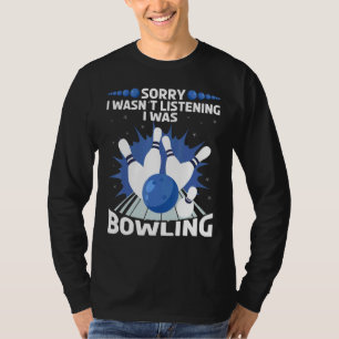 Bowling Bowler Spare Ten Pins T-shirt