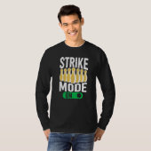 Bowling Bowler Team Bowling Strike Mode On T-shirt (Voorkant volledig)