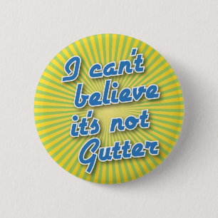 Bowling-Button: Het is niet te geloven dat het nie Ronde Button 5,7 Cm