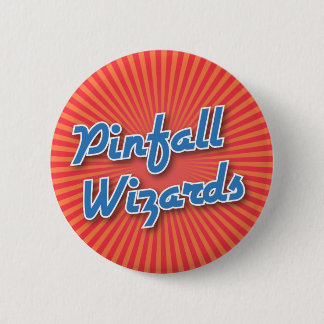 Bowling-Button: Pinfall Wizards Ronde Button 5,7 Cm