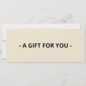 Bowling Cadeaubon, Bowling Cadeaubon Kaart (Achterkant)