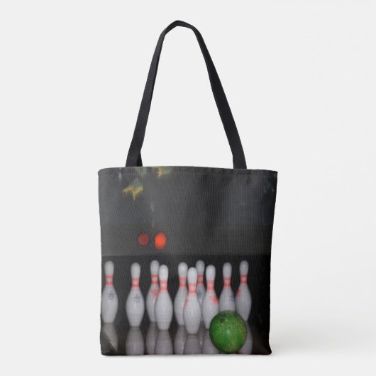 Bowling Canvas tas (Achterkant)