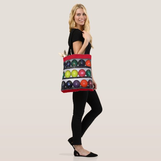 Bowling Canvas tas (Op model)