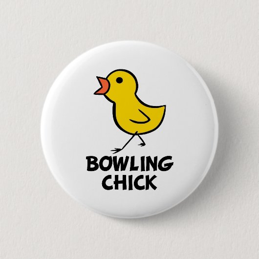 Bowling Chick Button (Voorkant)