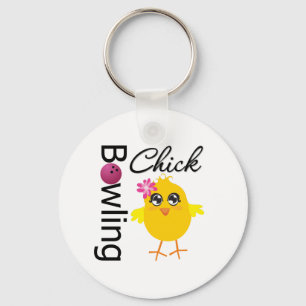 Bowling Chick Sleutelhanger