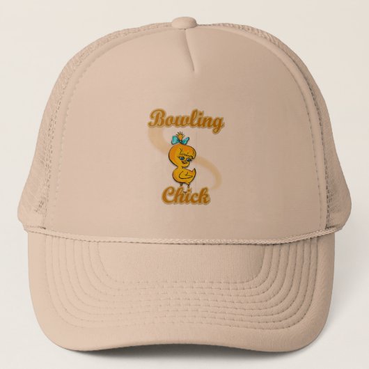 Bowling Chick Trucker Pet (Voorkant)