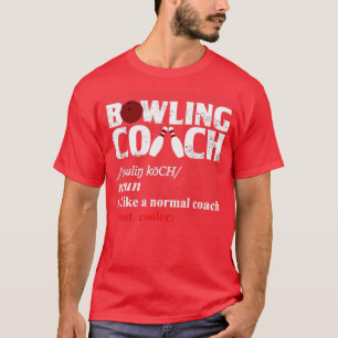 Bowling Coach bowlings mannen bowling T T-shirt