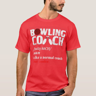 Bowling Coach bowlings mannen bowling T T-shirt