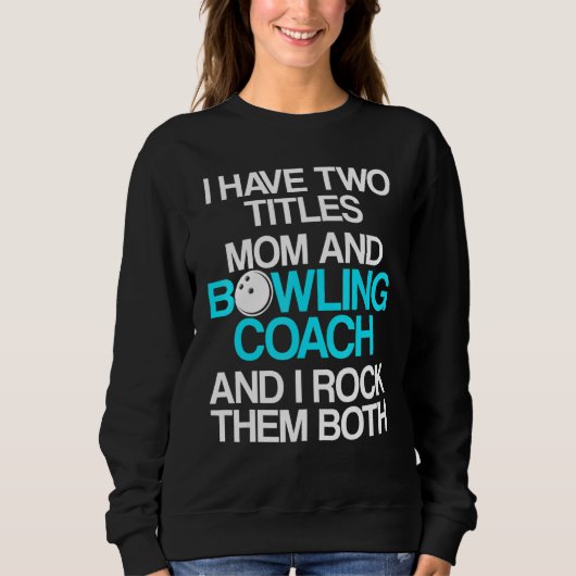 Bowling Coach Player Team Instructor 28 Trui (Voorkant)