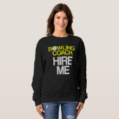 Bowling Coach Player Team Instructor 38 Trui (Voorkant volledig)