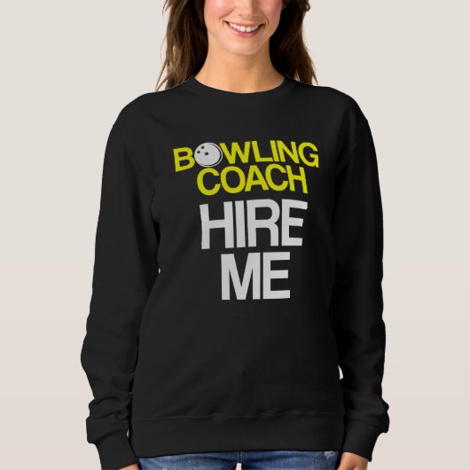 Bowling Coach Player Team Instructor 38 Trui (Voorkant)