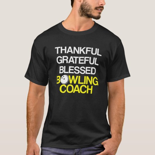 Bowling Coach Player Team Instructor T-shirt (Voorkant)
