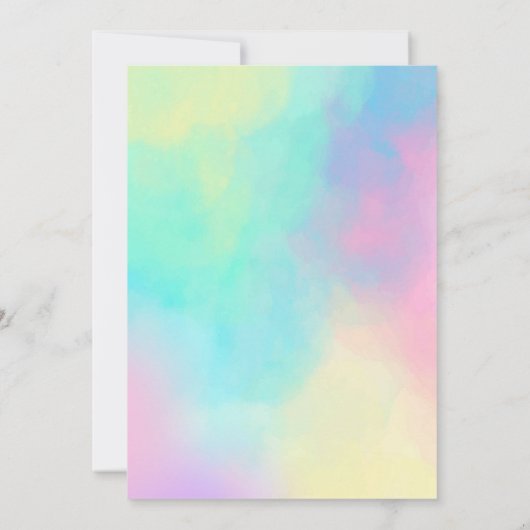 Bowling coloré Invitation Anniversaire (Dos)