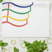 Bowling-contour Theedoek (Gevouwen)