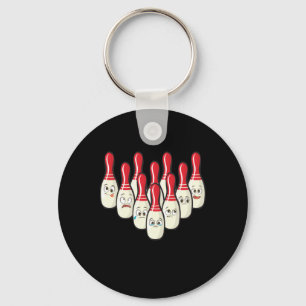 Bowling Cute Bowlers Skittles Sport Gift Sleutelhanger