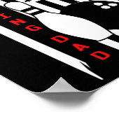 Bowling Dad Bowling Kleding - Bowling Poster (Hoek)