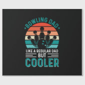 Bowling Dad Cadeaupapier (Vlak)
