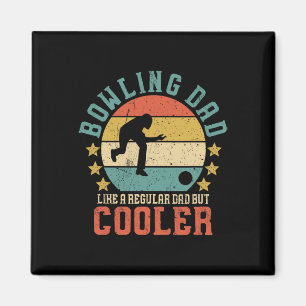 Bowling Dad  Funny Vaderdag Gift voor Bo Magneet