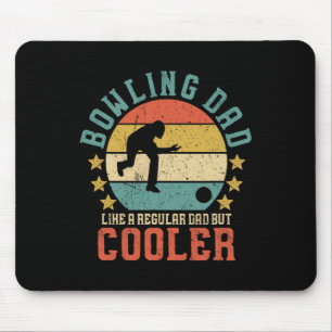 Bowling Dad  Funny Vaderdag Gift voor Bo Muismat