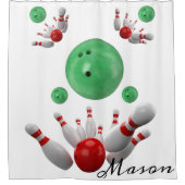 Bowling de rideau de douche (Devant)