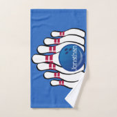 Bowling Design Bath Towel Set Bad Handdoek (Handdoek)