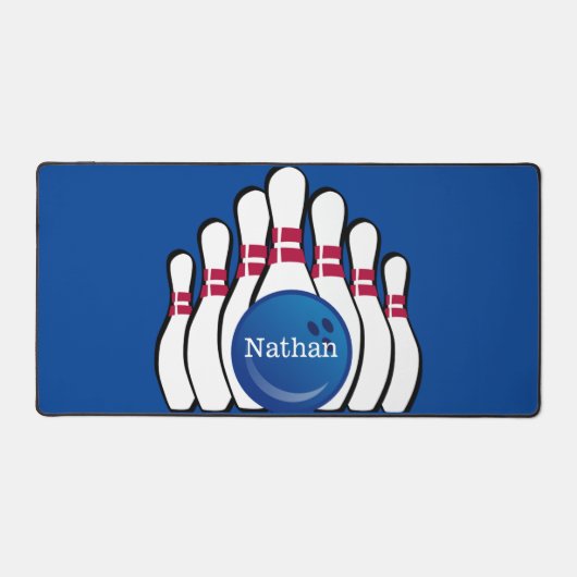 Bowling Design Desk Mat (Recto)