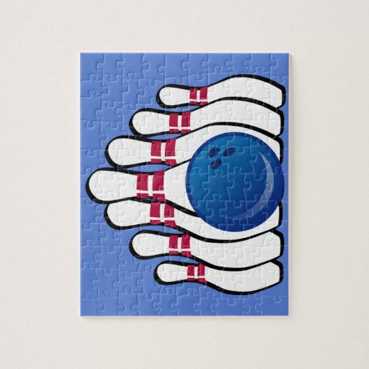 Bowling Design Jigsaw Puzzle Puzzle (Vertical)