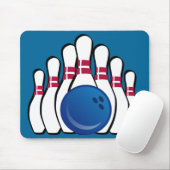 Bowling Design Mousepad Muismat (Met muis)