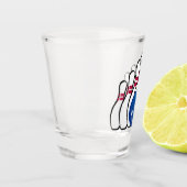 Bowling Design Shot Glass Shot Glas (Links)