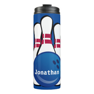 Bowling Design Thermal Tumbler Thermosbeker