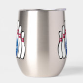 Bowling Design Thermische Wijn Tumbler (Links)