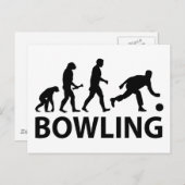 Bowling Evolution Briefkaart (Voorkant / Achterkant)