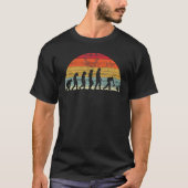 Bowling Evolution Evolution of Man Cones Skittle T-shirt (Voorkant)