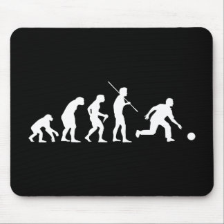 Bowling Evolution van Man naar Bowler Muismat