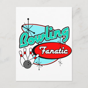 Bowling Fanatic Briefkaart