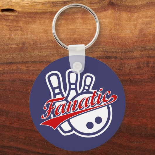 Bowling Fanatic Sleutelhanger (Voorkant)