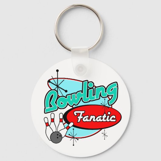 Bowling Fanatic Sleutelhanger (Voorkant)