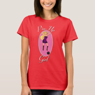 Bowling femme T-Shirt personnalisé Pin-Up Girl Spo
