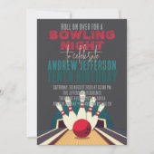 Bowling Film laten we Rollen Verjaardagsfeestje Bi Kaart (Voorkant)