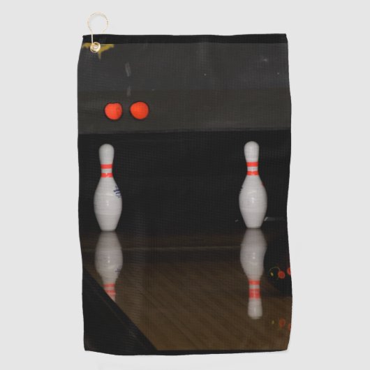 Bowling Golf Towel Golfhanddoek (Voorkant)