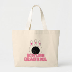 Bowling Grandma Gift Grote Tote Bag