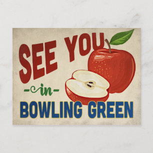 Bowling Green Kentucky Apple - Vintage Travel Briefkaart