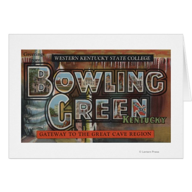 Bowling Green, Kentucky - Grote lettertjes (Voorkant Horizontaal)