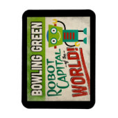 Bowling Green Kentucky Robot - Funny  Magneet (Verticaal)