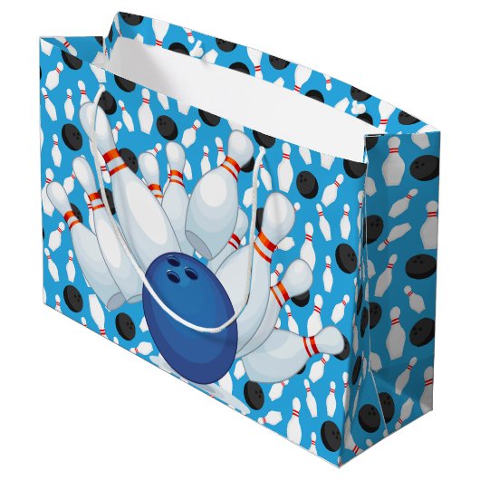 Bowling Groot Cadeauzakje (Achterkant Gekanteld)